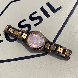 Fossil bronze watch